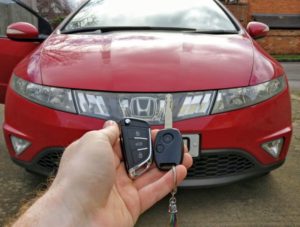 Honda Civic spare key (flip key)