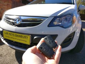 Vauxhall Corsa D spare key