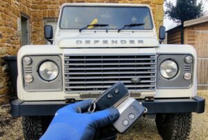 Land Rover Defender 2015 spare key done, lost key disabled.