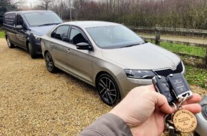 Skoda Rapid spare key done, lost key disabled.