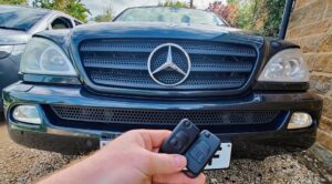 Mercedes ML new 3 button key done.